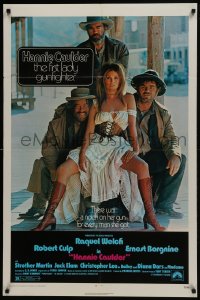 6f360 HANNIE CAULDER 1sh 1972 sexiest cowgirl Raquel Welch, Jack Elam, Culp, Ernest Borgnine