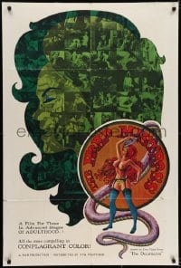 6f370 HEAD MISTRESS 1sh 1968 sexploitation from The Decameron, naked girl & snake art!