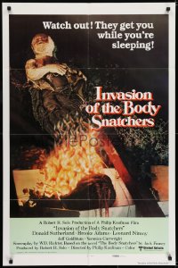 6f430 INVASION OF THE BODY SNATCHERS style A int'l 1sh 1978 Kaufman remake, cool & different!