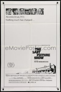 6f474 LAST PICTURE SHOW 1sh 1971 Peter Bogdanovich, Jeff Bridges & Cybill Shepherd!