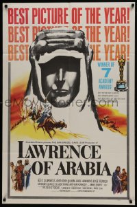 6f479 LAWRENCE OF ARABIA style D 1sh 1963 David Lean classic, silhouette art of Peter O'Toole!