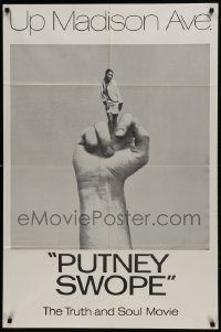 6f691 PUTNEY SWOPE 1sh 1969 Robert Downey Sr., classic image of black girl as middle finger!