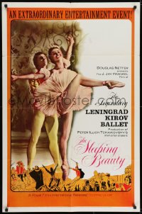 6f788 SLEEPING BEAUTY 1sh 1966 Leningrad Kirov Ballet, really wonderful art!