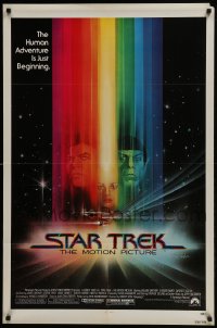 6f815 STAR TREK 1sh 1979 Shatner, Nimoy, Khambatta and Enterprise by Peak!