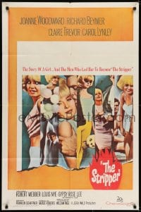 6f838 STRIPPER 1sh 1963 the story of the men who led sexy Joanne Woodward to be a stripper!