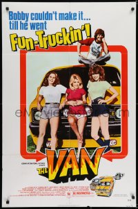 6f931 VAN 1sh 1977 Deborah White, Harry Moses, Danny DeVito, three fun-truckin' sexy babes!