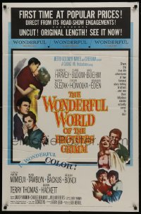 6f977 WONDERFUL WORLD OF THE BROTHERS GRIMM 1sh 1962 Harvey, Bloom, Boehm, George Pal fairy tales!