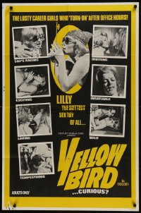 6f985 YELLOW BIRD 1sh 1969 the lusty career girls who 'turn-on' after office hours!