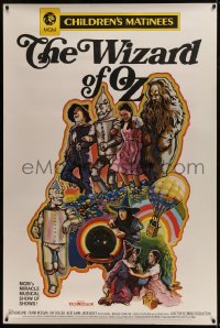 6g374 WIZARD OF OZ 40x60 R1970 Victor Fleming, Judy Garland all-time classic!