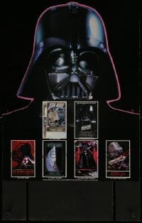 6g119 STAR WARS TRILOGY 18x28 commercial display 1993 Empire Strikes Back, Return of the Jedi!