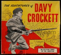 6g169 DAVY CROCKETT board game 1955 an exciting game of the frontier & the Alamo!