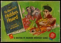 6g182 FU MANCHU board game 1967 the hidden horde of Sax Rohmer's Asian villain!