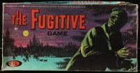 6g183 FUGITIVE board game 1964 become David Janssen & search for the one-armed man!