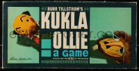 6g198 KUKLA, FRAN & OLLIE board game 1962 Burr Tillstrom's famous puppets!