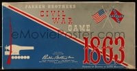 6g201 LIFE MAGAZINE board game 1961 Civil War Game of 1863 from Parker Brothers!