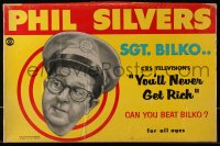 6g257 YOU'LL NEVER GET RICH board game 1950 can you beat Phil Silvers as Sgt. Bilko!