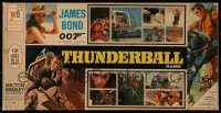 6g246 THUNDERBALL board game 1965 Sean Connery as James Bond, Adolfo Celi as Largo!