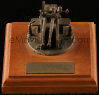 6g002 TORA TORA TORA commemorative trophy 1970 miniature anti-aircraft gun given to cast & crew!