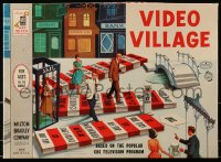 6g252 VIDEO VILLAGE board game 1960 very first Merrill Heatter-Bob Quigley game show!