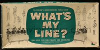 6g256 WHAT'S MY LINE board game 1955 the home version of the classic Goodson-Todman game show!