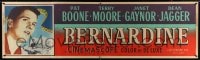 6g379 BERNARDINE paper banner 1957 art of America's new boyfriend Pat Boone is on the screen!
