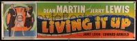 6g388 LIVING IT UP paper banner 1954 Janet Leigh between Dean Martin & Jerry Lewis!