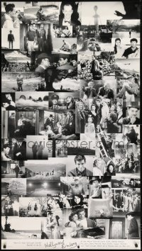6g323 HOLLYWOOD ENDING 28x50 special poster 2002 Woody Allen, final frames from 52 different movies