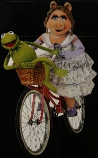 6g023 GREAT MUPPET CAPER 2 standees 1981 Jim Henson, Kermit the Frog, Fozzy, Miss Piggy, Gonzo!