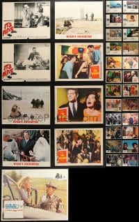 6h216 LOT OF 33 LOBBY CARDS 1960s-1970s incomplete sets from a variety of different movies!