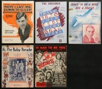 6h329 LOT OF 5 EDDIE CANTOR SHEET MUSIC 1920s-1940s a variety of different songs!