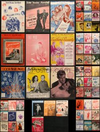 6h298 LOT OF 85 SHEET MUSIC 1930s-1950s great songs from a variety of different movies!