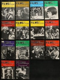 6h054 LOT OF 14 FILMS IN REVIEW 1984-85 MOVIE MAGAZINES 1984-1985 great images & information!