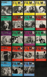 6h055 LOT OF 19 FILMS IN REVIEW 1986-87 MOVIE MAGAZINES 1986-1987 great images & information!