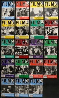 6h056 LOT OF 19 FILMS IN REVIEW 1988-89 MOVIE MAGAZINES 1988-1989 great images & information!