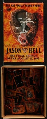 6h039 LOT OF 100 JASON GOES TO HELL PINBACK BUTTONS 1993 evil has finally found a home!