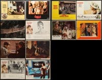 6h235 LOT OF 12 LOBBY CARDS 1970s-1980s great scenes from a variety of different movies!