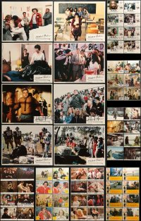 6h191 LOT OF 94 LOBBY CARDS 1970s-1980s with complete sets of 8 cards from 11 different movies!