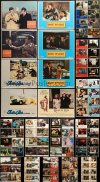 6h181 LOT OF 142 LOBBY CARDS 1960s-1980s incomplete sets from a variety of different movies!