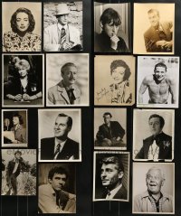 6h080 LOT OF 16 PORTRAIT 8X10 STILLS 1930s-1960s top male & female Hollywood stars + more!
