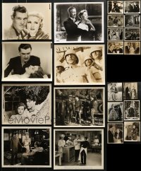 6h075 LOT OF 22 1930S-40S 8X10 STILLS 1930s-1940s great scenes from several different movies!