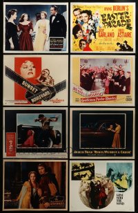 6h391 LOT OF 8 REPRO LOBBY CARDS 1980s great images from several classic movies!