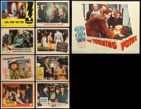 6h239 LOT OF 9 LOBBY CARDS FROM WILLIAM HOLDEN MOVIES 1950s-1970s from nine different movies!