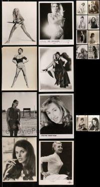 6h078 LOT OF 18 8X10 STILLS OF SEXY ACTRESSES 1950s-1970s great close up & full-length portraits!