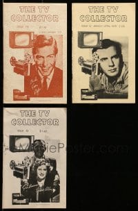 6h025 LOT OF 3 TV COLLECTOR MAGAZINES 1978 great images & information on your favorite shows!