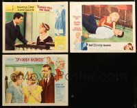 6h252 LOT OF 3 LOBBY CARDS FROM SANDRA DEE MOVIES 1960s from three different movies!