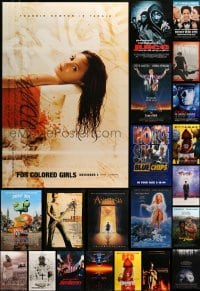 6h419 LOT OF 25 UNFOLDED MOSTLY DOUBLE-SIDED 27X40 ONE-SHEETS 1990s-2010s cool movie images!