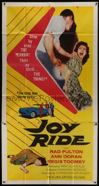 6j732 JOY RIDE 3sh 1958 the thrill act that ends in terror, bad teens & fast cars!