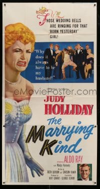 6j780 MARRYING KIND 3sh 1952 the wedding bells are ringing for pretty bride Judy Holliday!