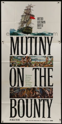 6j799 MUTINY ON THE BOUNTY 3sh 1962 Marlon Brando, art by Joseph Smith & Morgan Henninger!