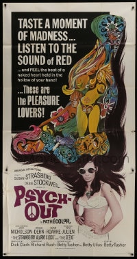 6j852 PSYCH-OUT 3sh 1968 AIP, psychedelic drugs, sexy pleasure lover Susan Strasberg!